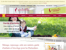 Tablet Screenshot of ambrille.fr